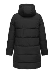 ONLY Hood Coat -Black - 15245749
