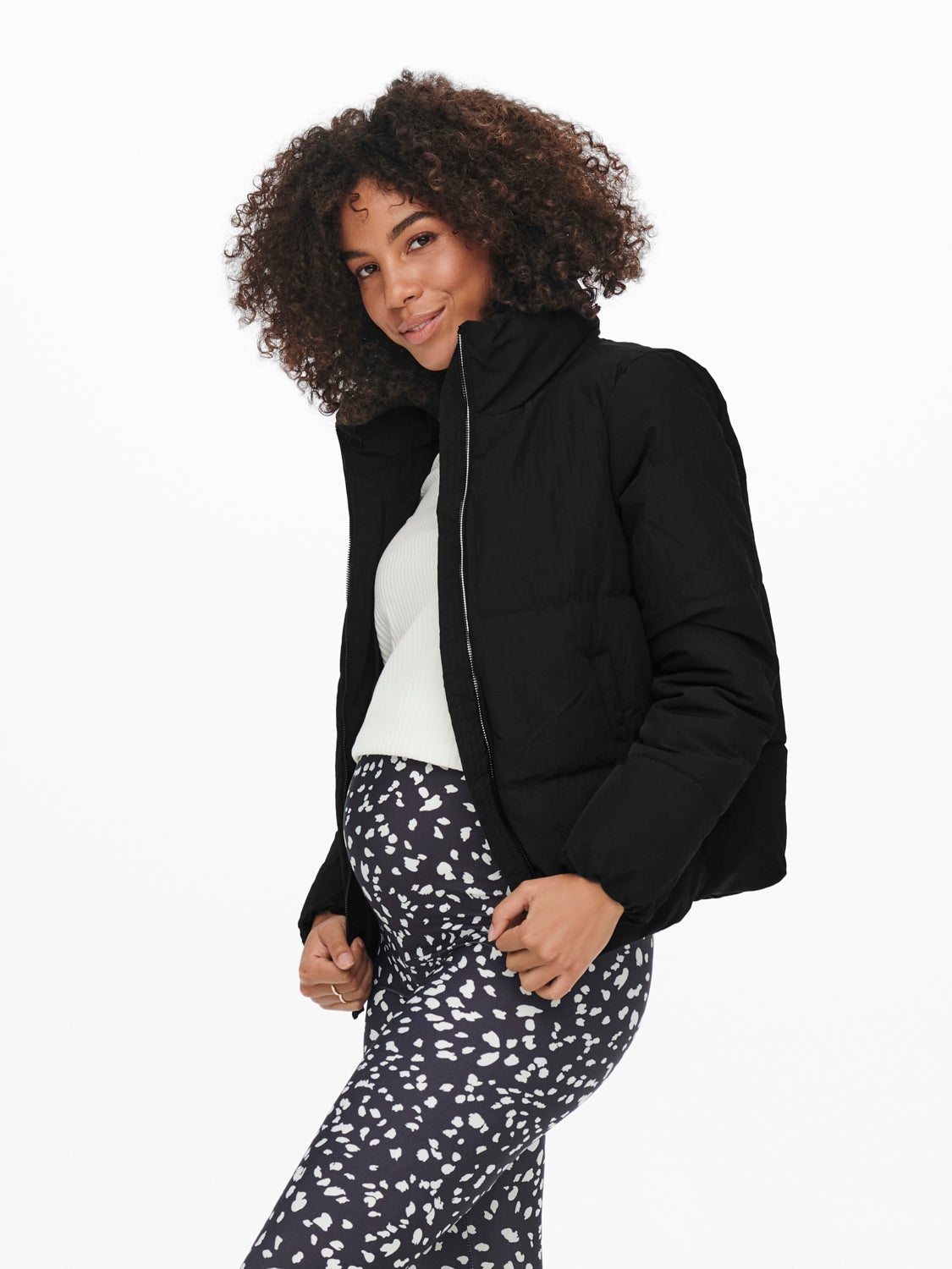 h and m short puffer jacket