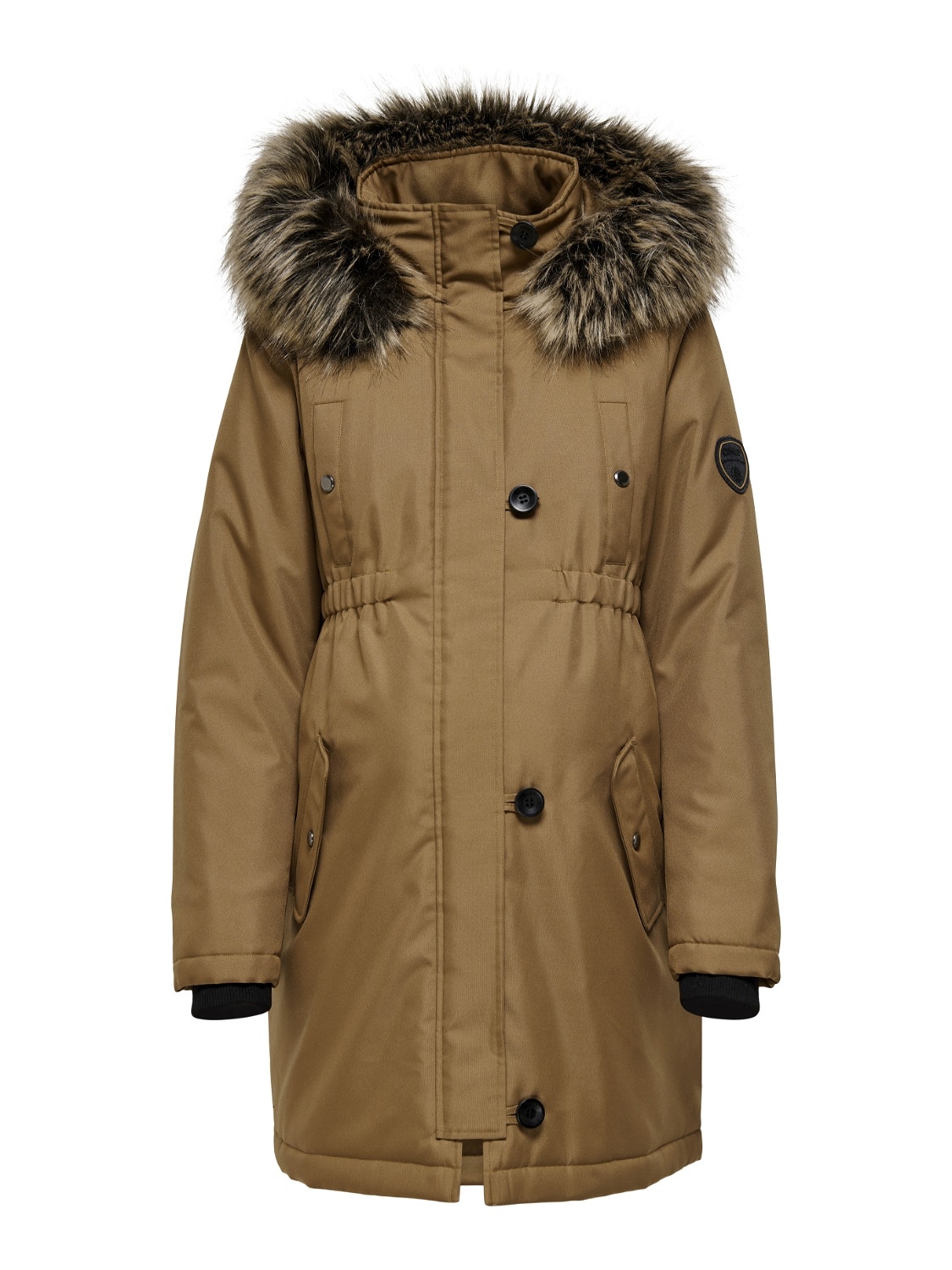Only Parkas May Femme Marron