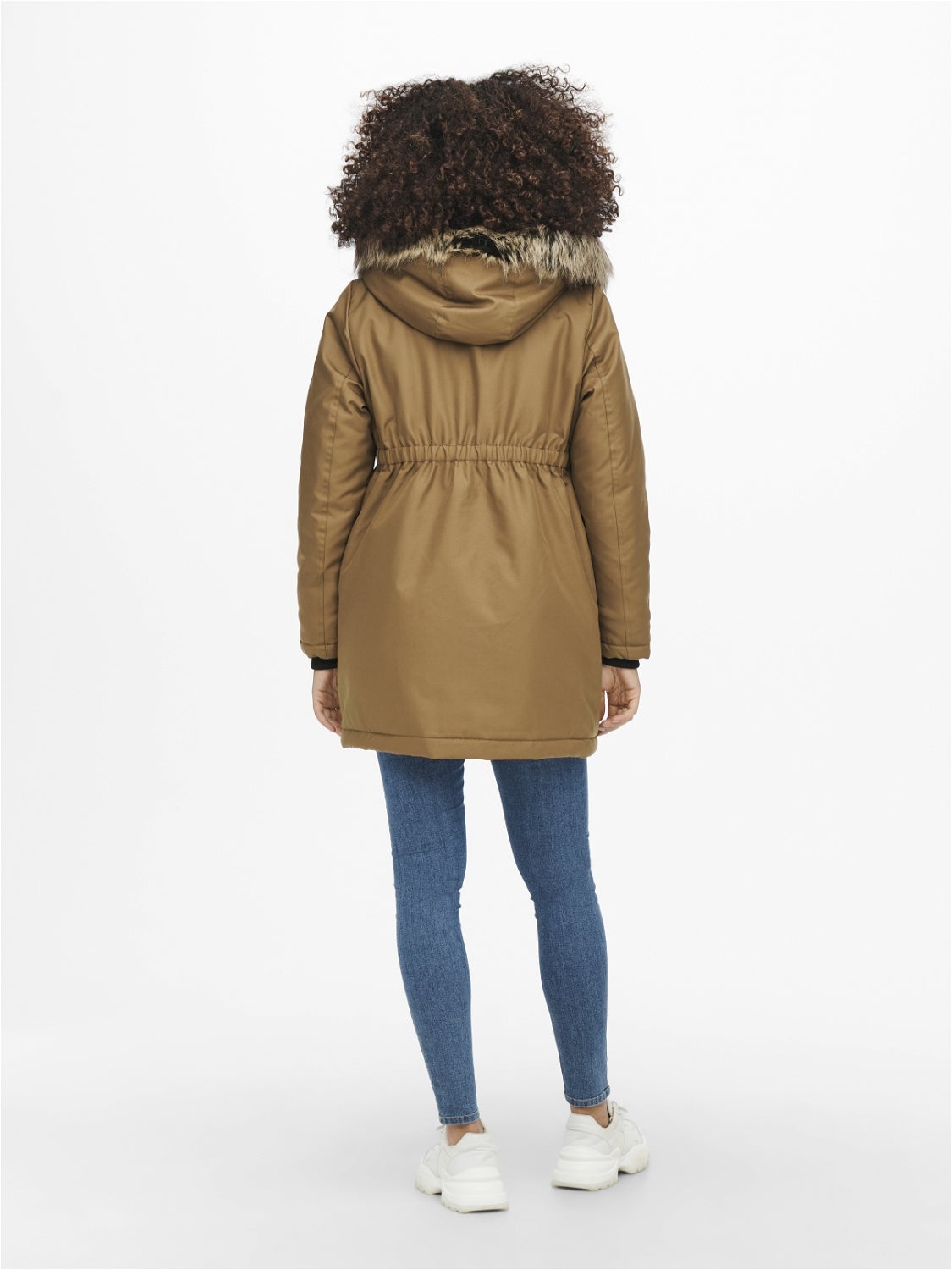 Hey mama water repellent 550 fill sale power down parka with faux fur trim