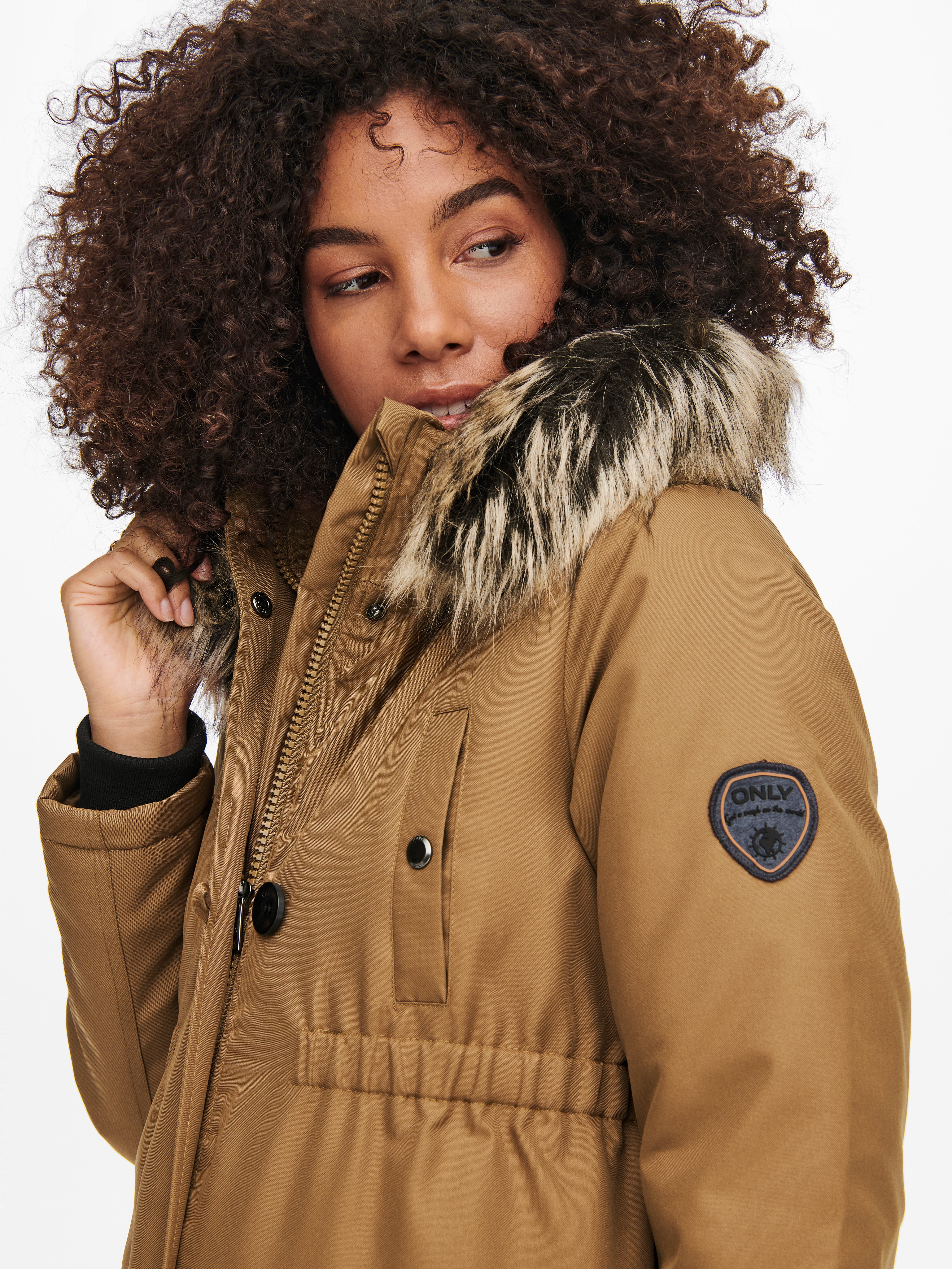 Mama winter Parka | Medium Brown | ONLY®
