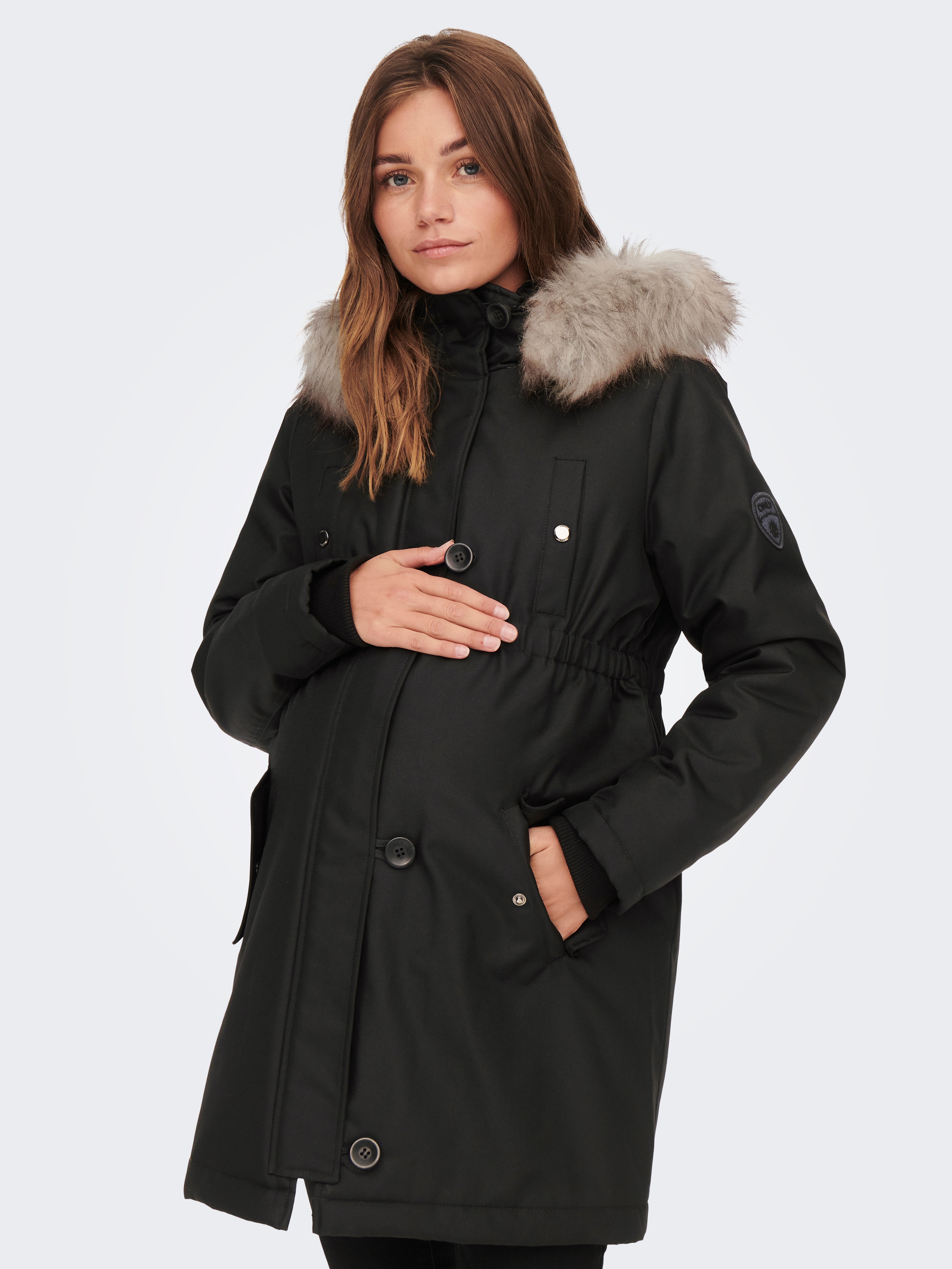 Mama hiver Parka Noir ONLY