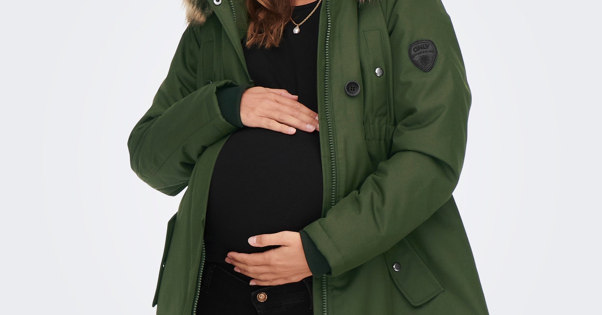 OLMIRIS Langer Parka | Dunkelgrün | ONLY® 