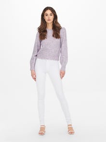 ONLY Pufferme Strikket pullover -Mystical - 15245794