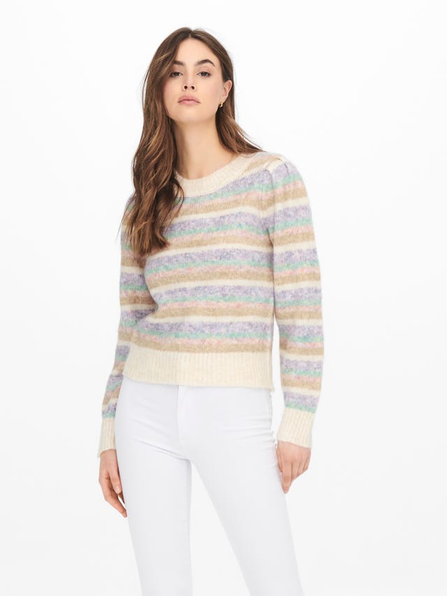 ONLY Pufferme Strikket pullover - 15245794
