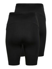 ONLY Mama bas 2-pack Cykelshorts -Black - 15245813
