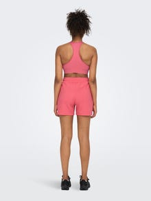 ONLY Locker geschnitten Hohe Taille Shorts -Sun Kissed Coral - 15245851