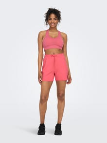 ONLY Locker geschnitten Hohe Taille Shorts -Sun Kissed Coral - 15245851