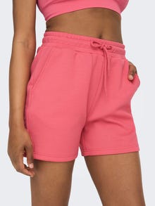 ONLY Unicolor Shorts de deporte -Sun Kissed Coral - 15245851