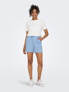 ONLY Loose fit High waist Shorts -Chambray Blue - 15245851