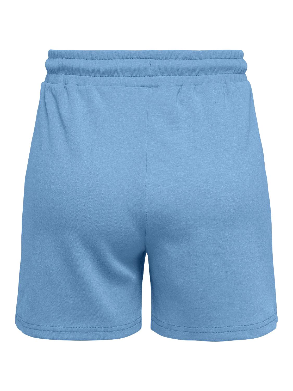 ONLY Shorts Loose Fit Taille haute -Blissful Blue - 15245851