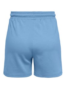 ONLY Solid colored training Sweat shorts -Blissful Blue - 15245851