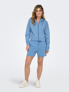 ONLY Unicolor Shorts de deporte -Blissful Blue - 15245851