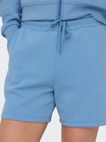 ONLY Locker geschnitten Hohe Taille Shorts -Blissful Blue - 15245851