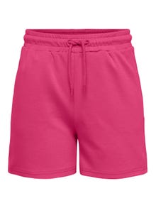 ONLY Locker geschnitten Hohe Taille Shorts -Raspberry Sorbet - 15245851