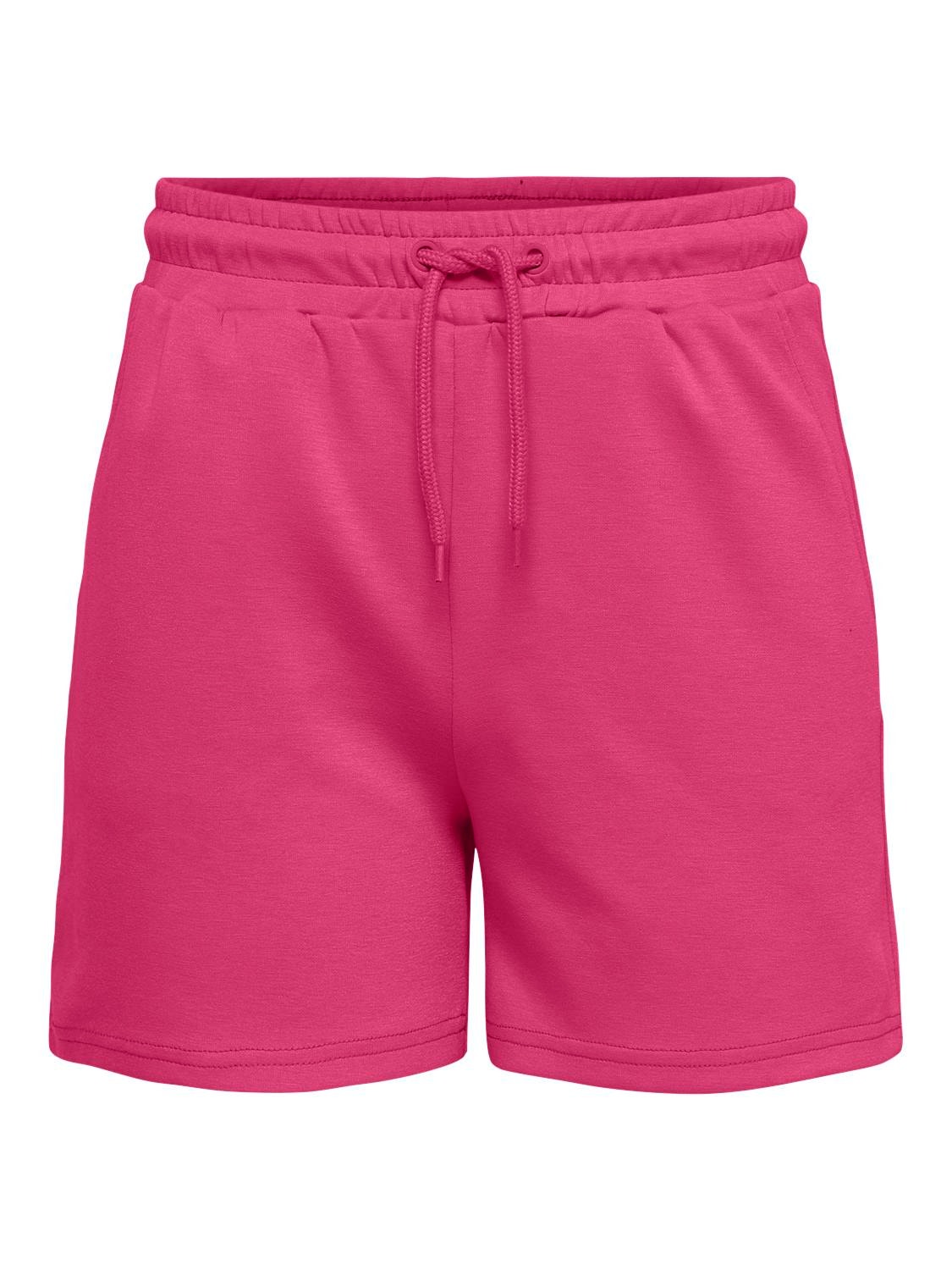 ONLY Unicolor Shorts de deporte -Raspberry Sorbet - 15245851