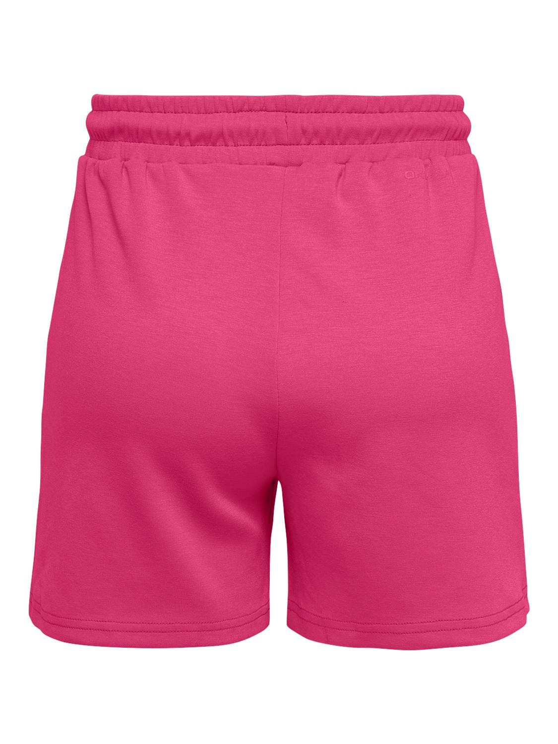 ONLY Loose Fit High waist Shorts -Raspberry Sorbet - 15245851