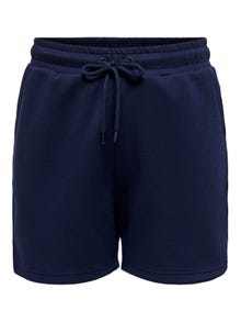ONLY Locker geschnitten Hohe Taille Shorts -Maritime Blue - 15245851