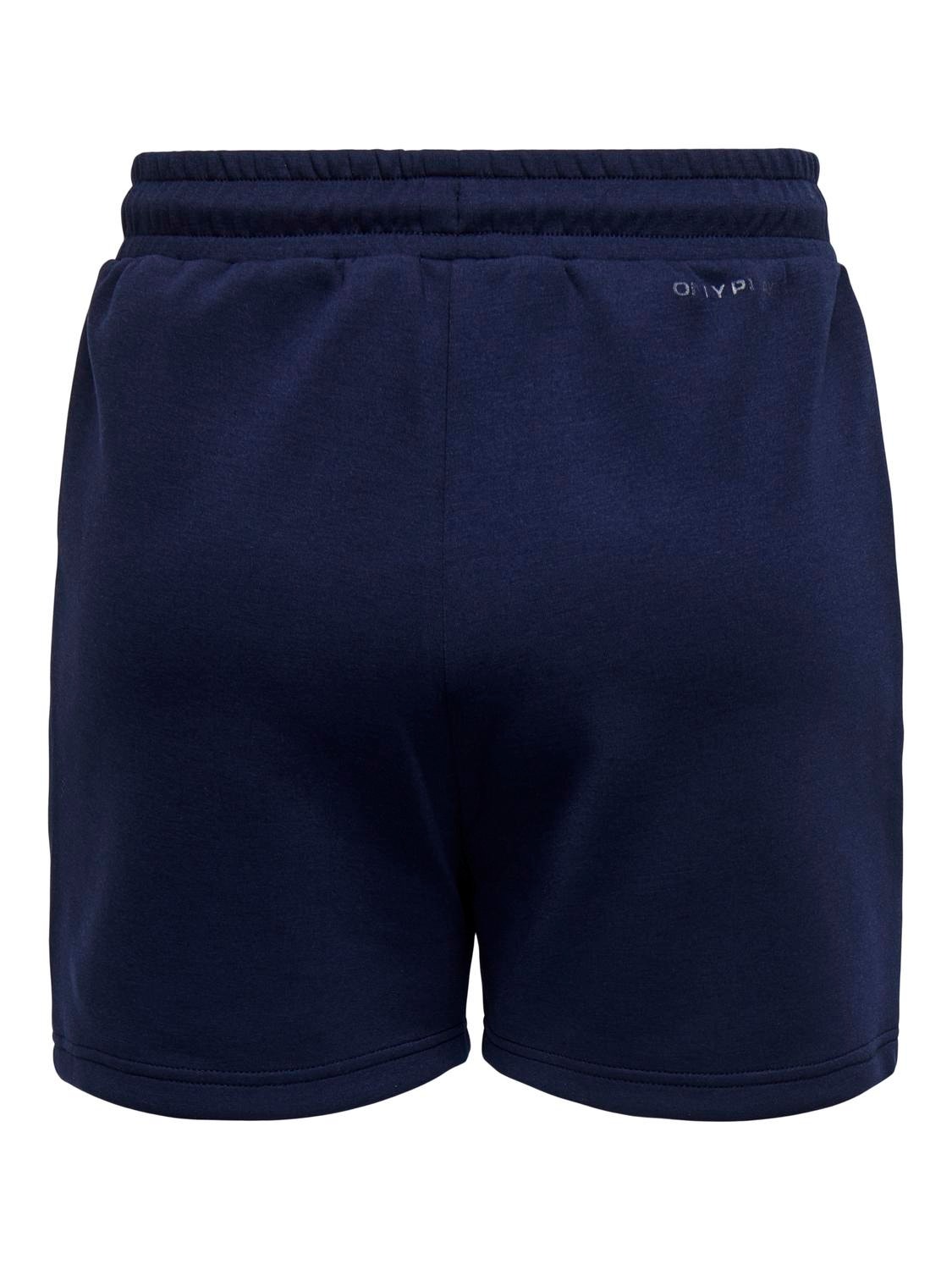 ONLY Solid colored training Sweat shorts -Maritime Blue - 15245851