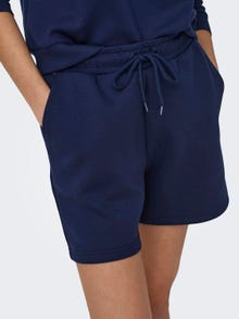 ONLY Couleur unie Shorts en molleton -Maritime Blue - 15245851