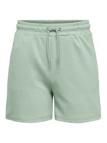ONLY Locker geschnitten Hohe Taille Shorts -Frosty Green - 15245851