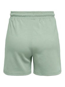 ONLY Unicolor Shorts de deporte -Frosty Green - 15245851
