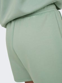 ONLY Locker geschnitten Hohe Taille Shorts -Frosty Green - 15245851