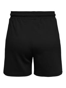 ONLY Solid colored training Sweat shorts -Black - 15245851