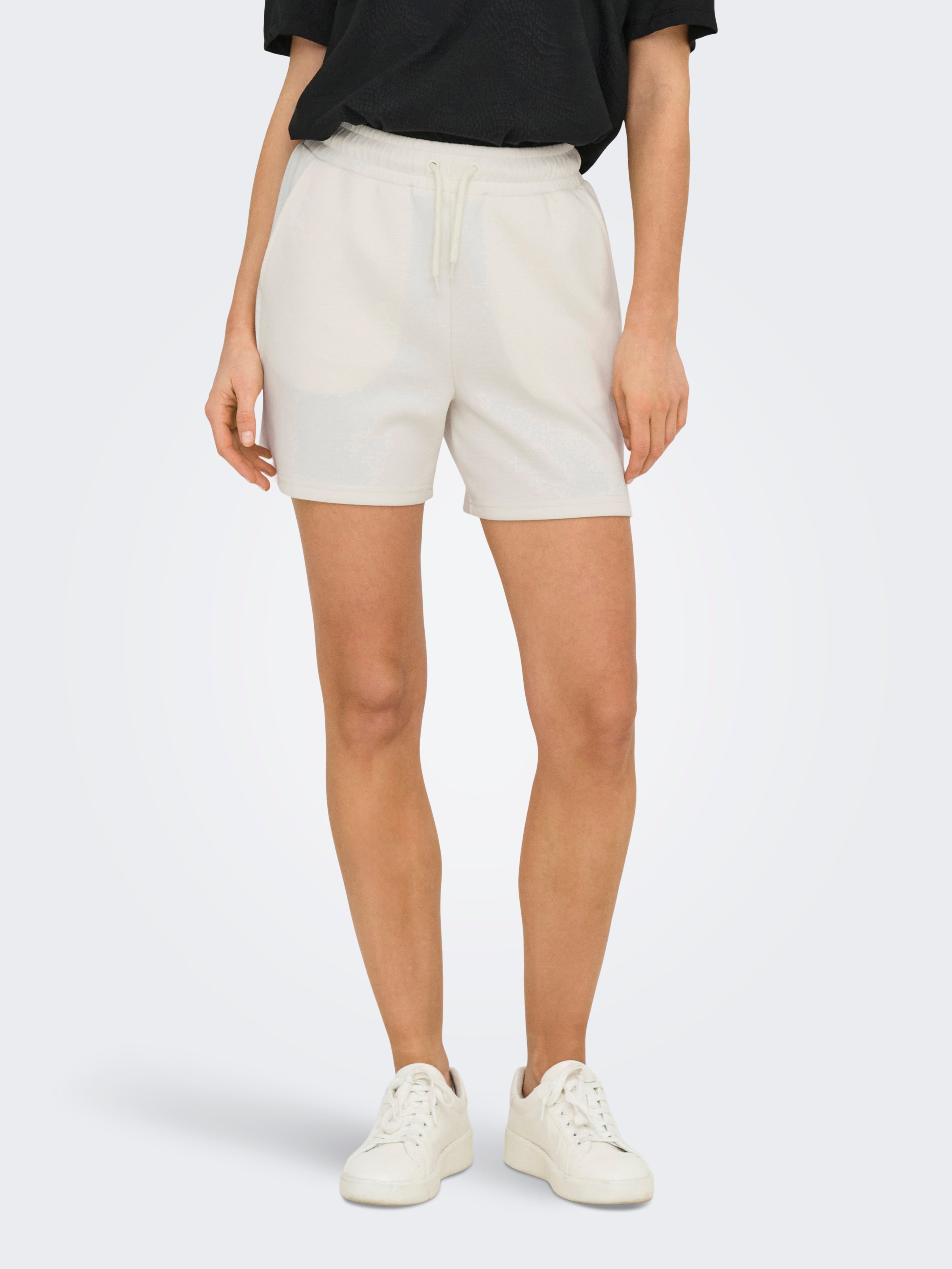 Onplounge Hohe Taille Locker Geschnitten Sweat-shorts