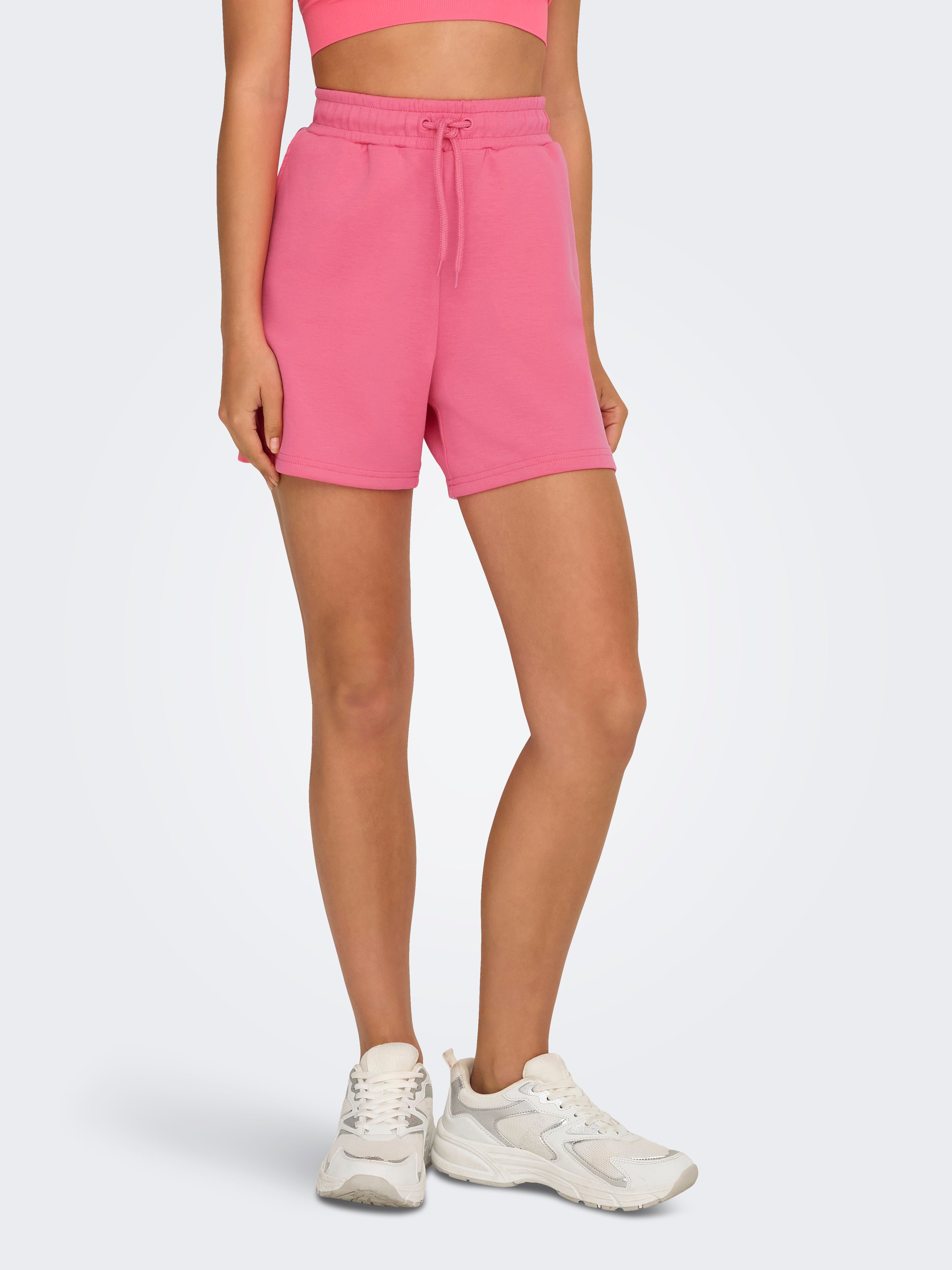 Onplounge Hohe Taille Locker Geschnitten Sweat-shorts