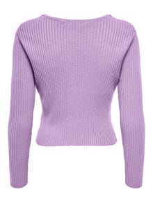 ONLY Cardigans en maille Col rond -Lavendula - 15245941
