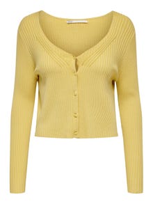 ONLY Fitted V-neck Knitted Cardigan -Jojoba - 15245941