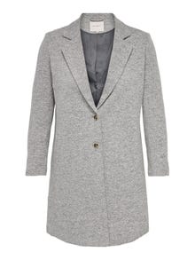 ONLY Hood Coat -Light Grey Melange - 15245964