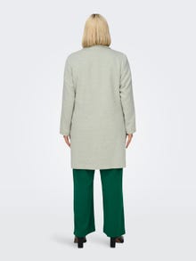 ONLY Curvy solid colored coat -Frosty Green - 15245964