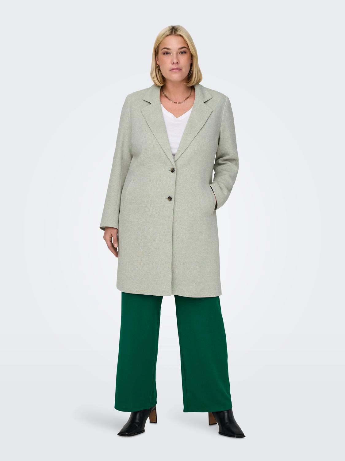 ONLY Manteaux Capuche -Frosty Green - 15245964