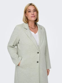 ONLY Voluptueuse unie Manteau -Frosty Green - 15245964