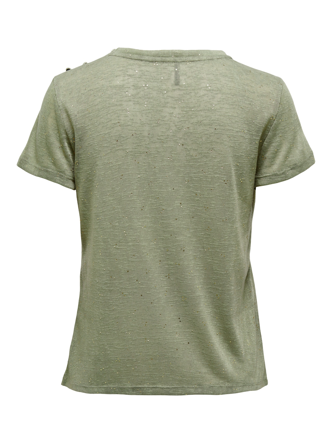 ONLY Regular Fit V-Neck T-Shirt -Elm - 15246107