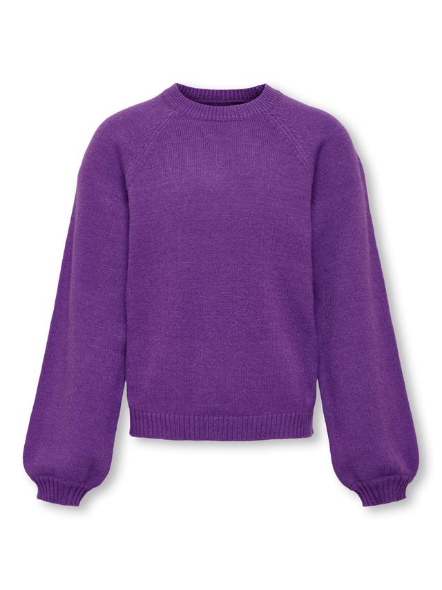 ONLY Solid colored Knitted Pullover - 15246166