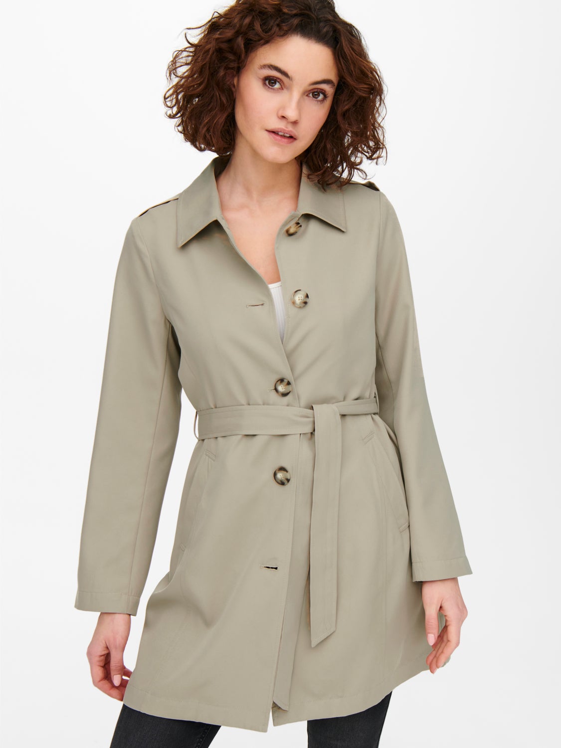 Dkny trench shop coat women's