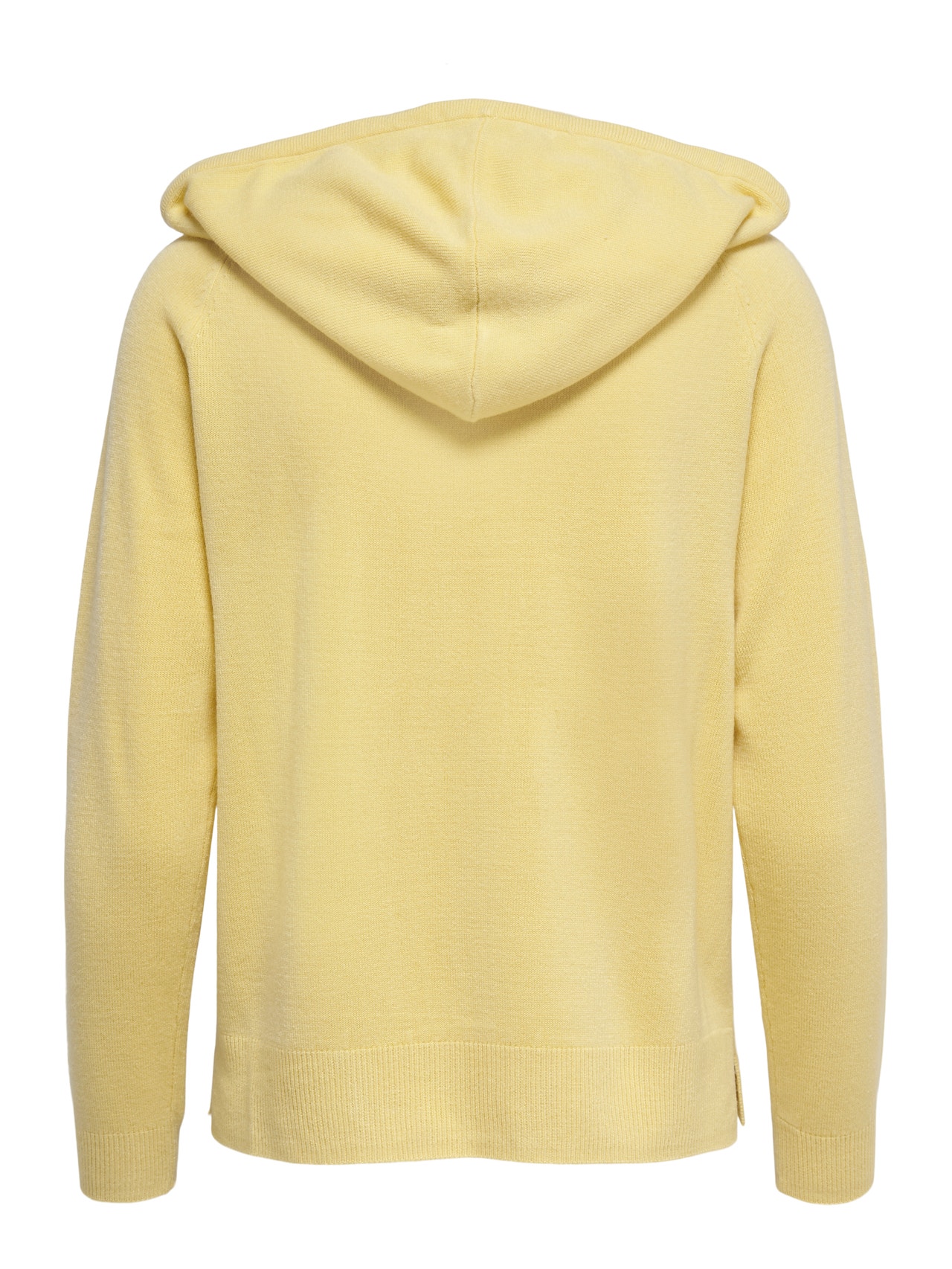 ONLY Hooded Knitted Pullover -Straw - 15246204