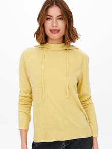 ONLY O-hals Pullover -Straw - 15246204