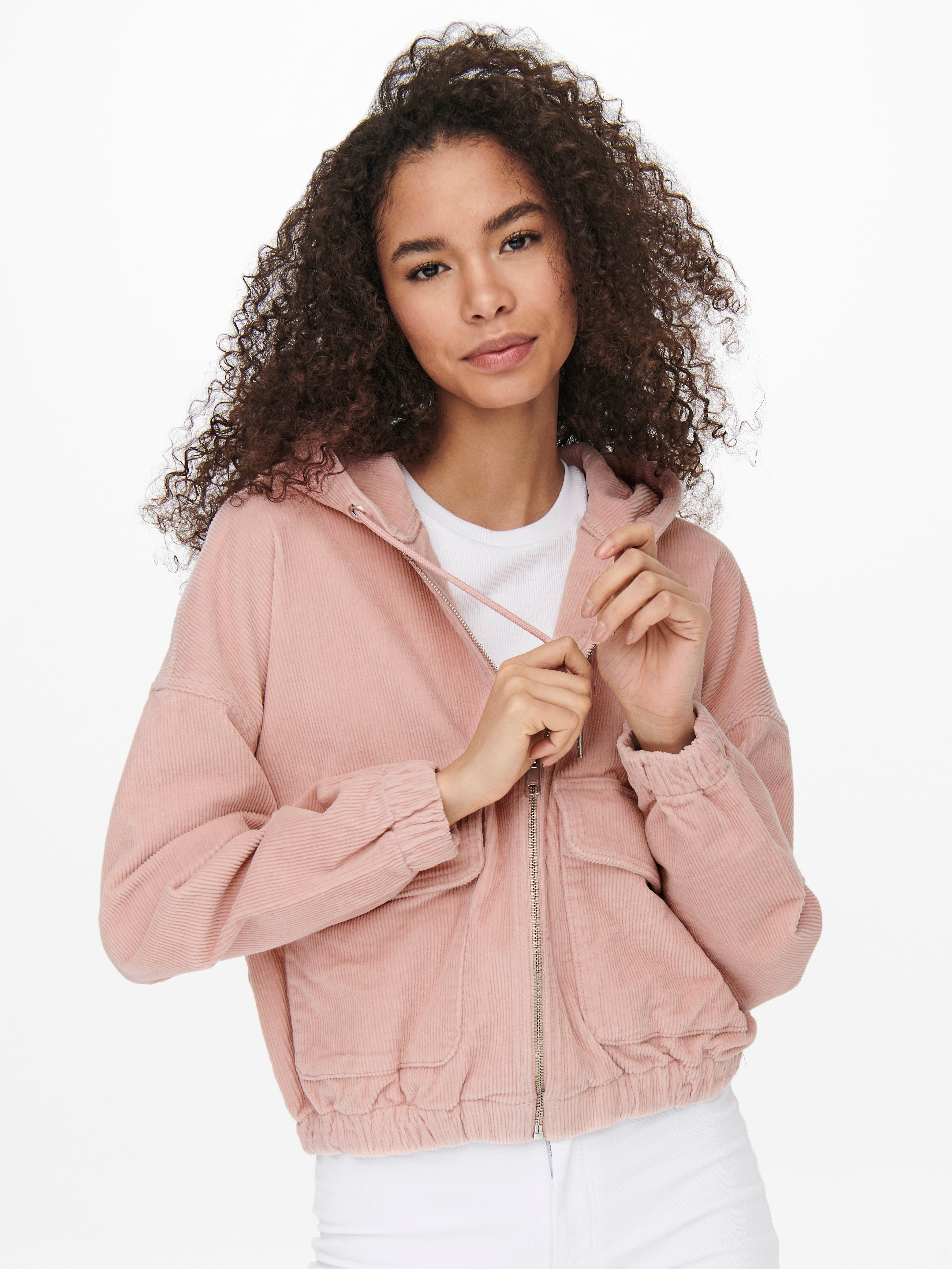 Light pink 2024 corduroy jacket