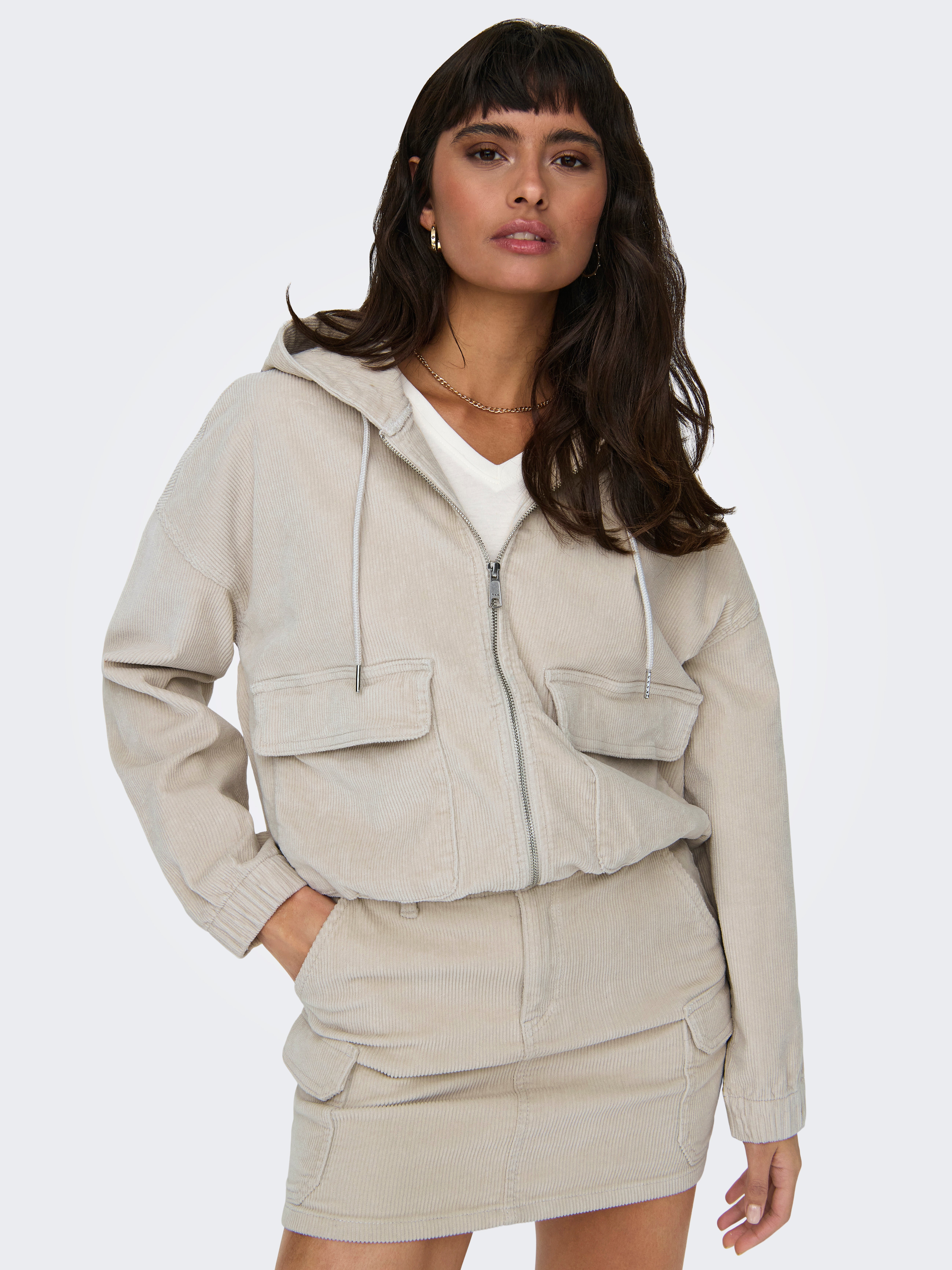 ONLY ONLKENZIE-WEMBLEY L/S CC PNT - Lichte jas - thrush/cognac