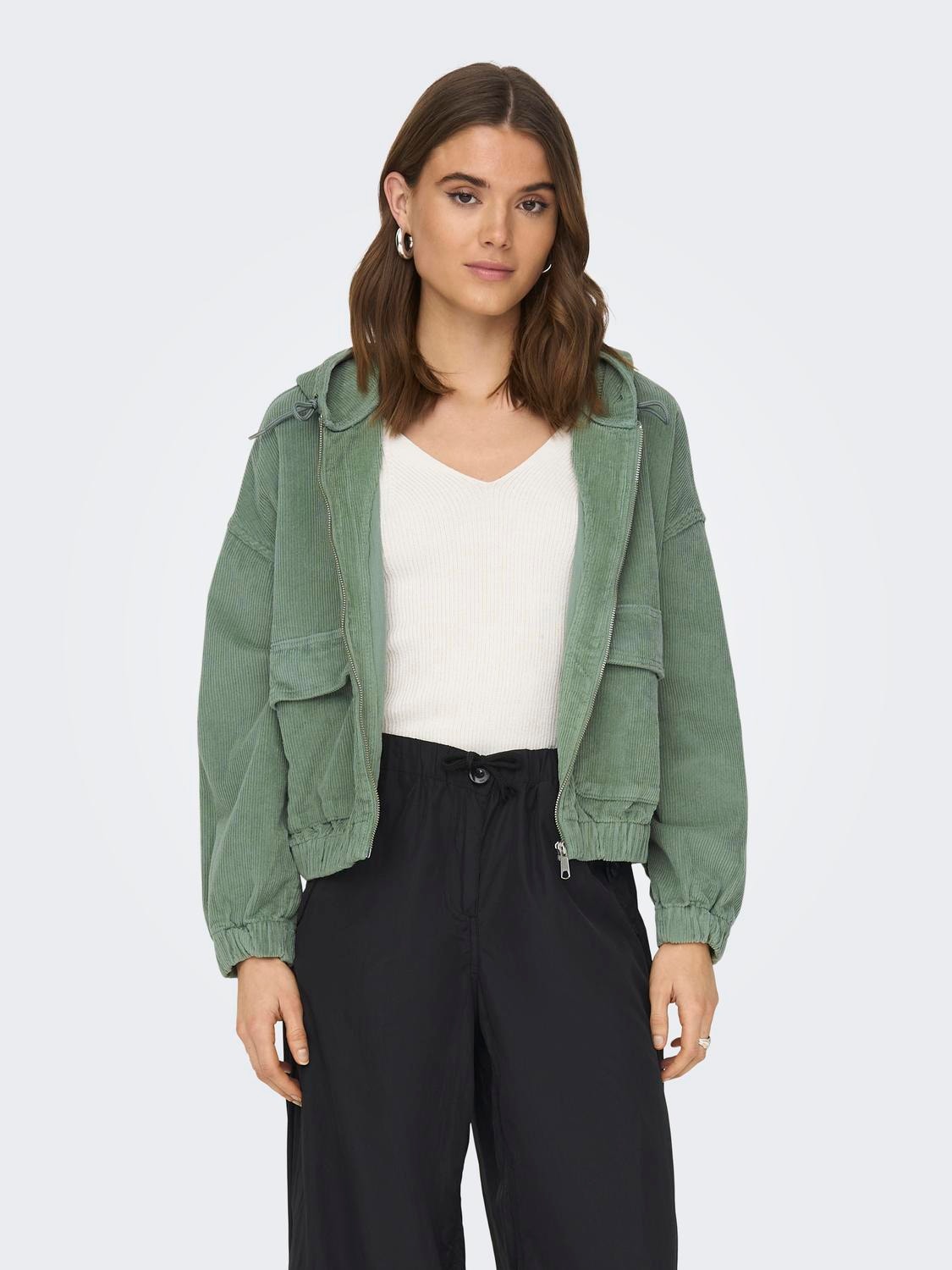 ONLY Corduroy Jas -Lily Pad - 15246274