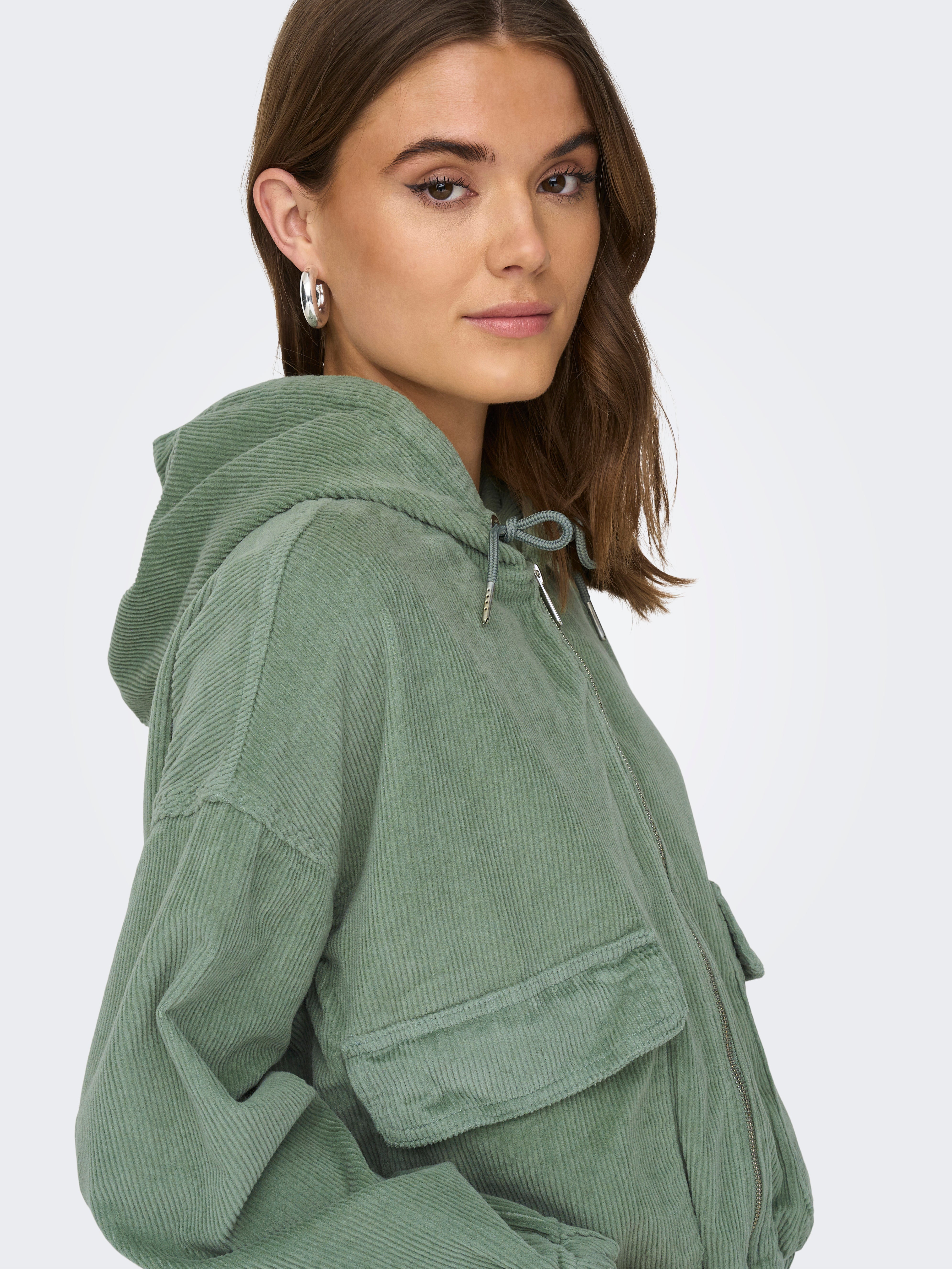 Cord- Jacke | Mittelgrün | ONLY®