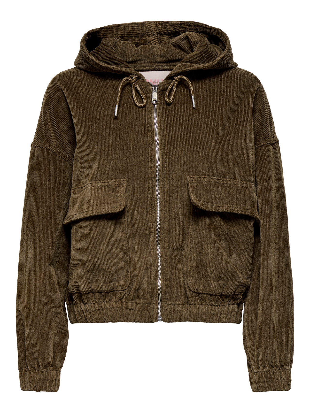 ONLY Nööridega reguleeritav kapuuts Elastse palistusega mansetid Langetatud õlaosa Jope -Cub - 15246274