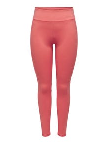 ONLY ONPCAMP Slim Fit Treningstights -Spiced Coral - 15246395