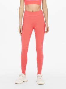 ONLY ONPCAMP Slim Fit Treningstights -Spiced Coral - 15246395