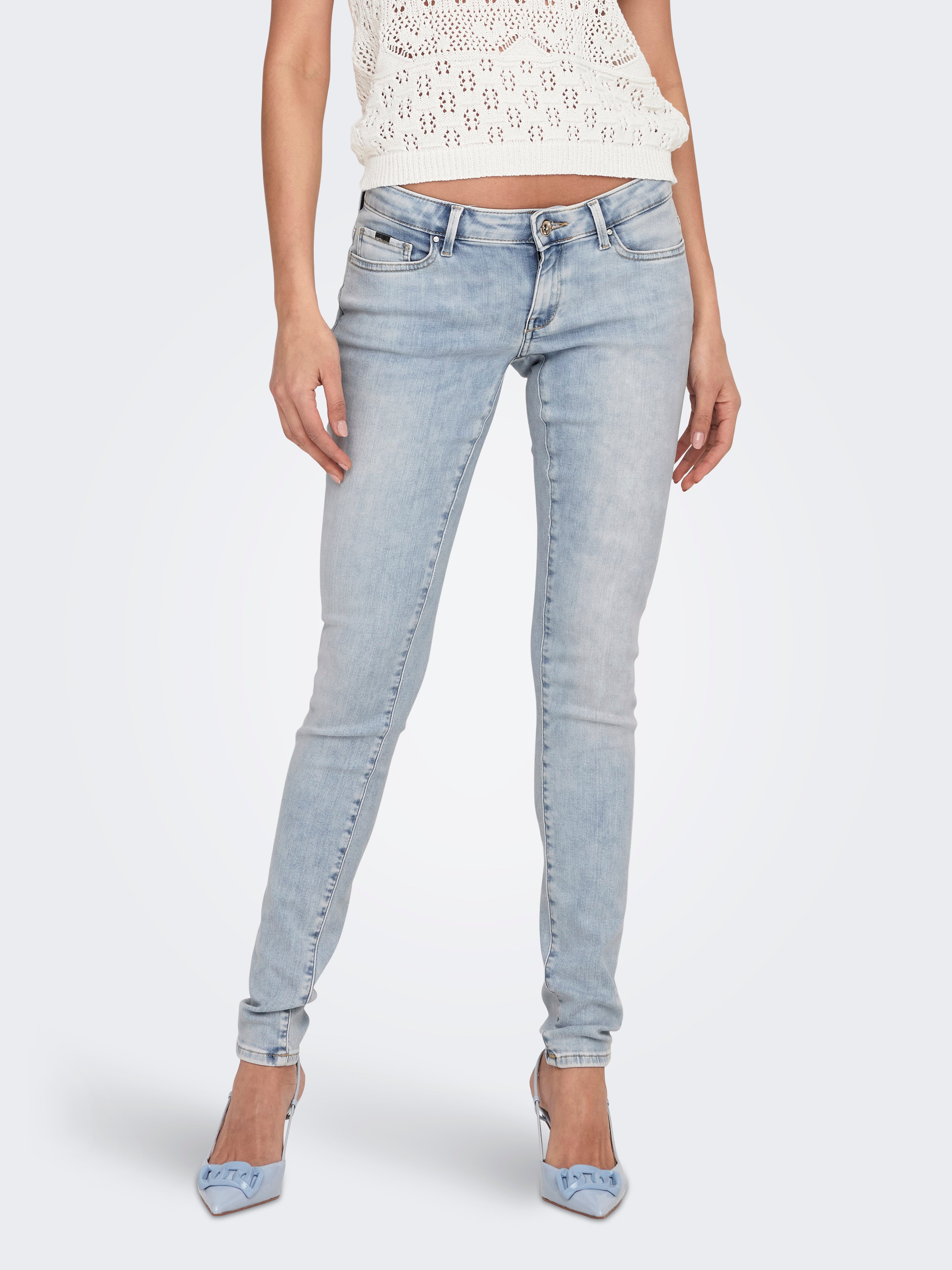 Onlcoral Niedrige Taille Skinny Fit Jeans