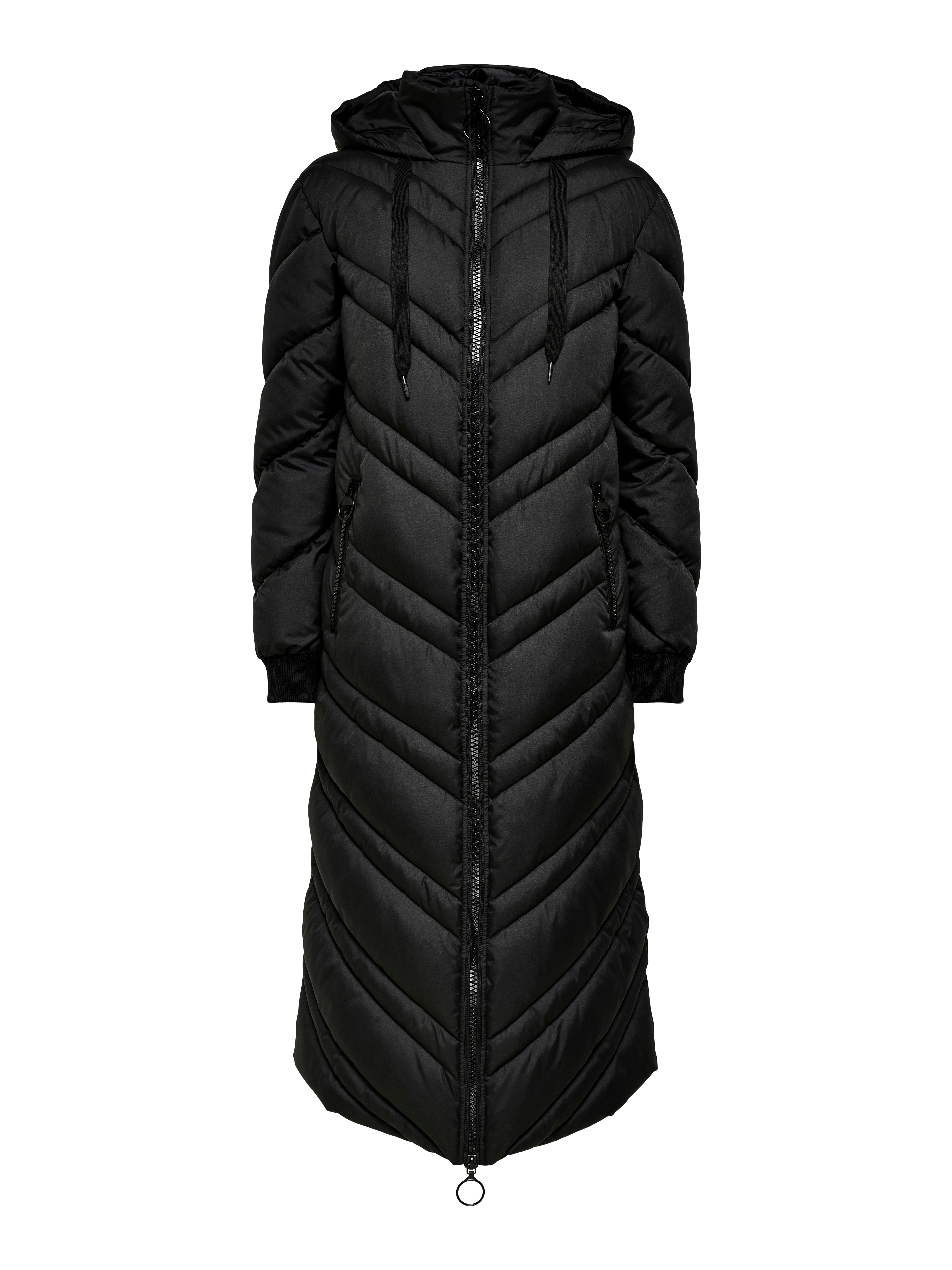 X-long padded hood Jacket | Black | ONLY®
